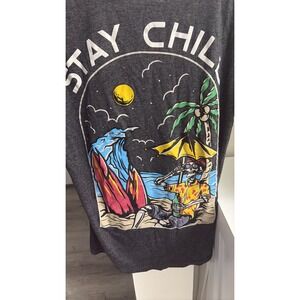GSTR 'Stay Chill' Skeleton Beach Graphic T-Shirt